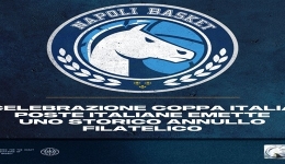 Gevi Napoli Basket: celebrazione Coppa Italia, Poste Italiane emette annullo filatelico