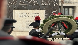 Napoli: Celebrazione 81 anniversario del sacrificio del vice brigadiere Salvo D'Acquisto