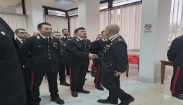 Caivano: visita del Generale La Cava alla Compagnia Carabinieri